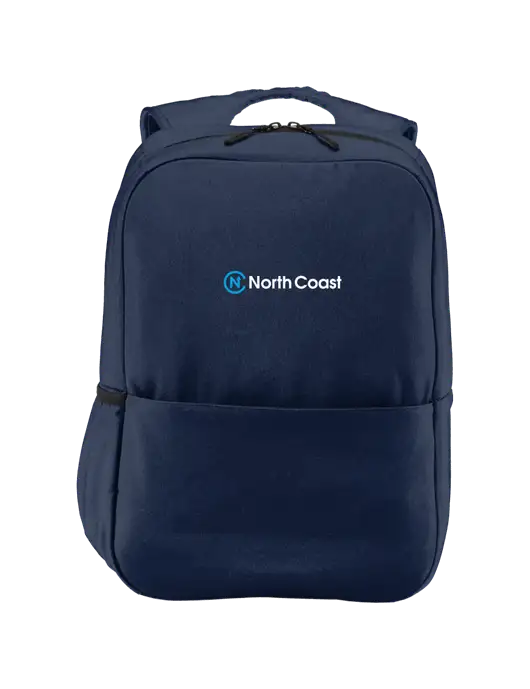 Access Square Laptop River Blue Navy Backpack w/North Coast Logo