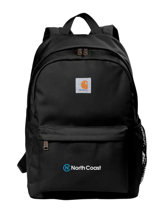 Carhartt Black Canvas Backpack w/North Coast Logo