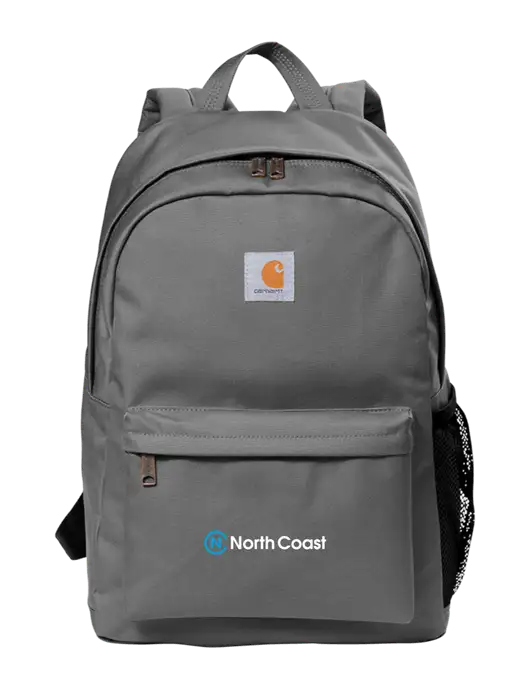 Carhartt Grey Canvas Backpack w/North Coast Logo