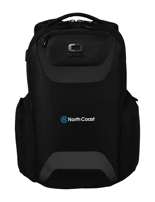 OGIO Black Charcoal Connected Pack w/North Coast Logo