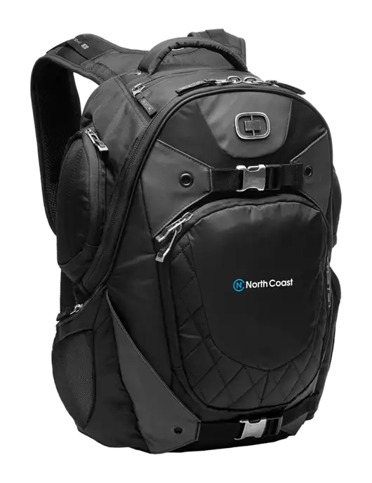 OGIO Black Squadron Pack w/North Coast Logo