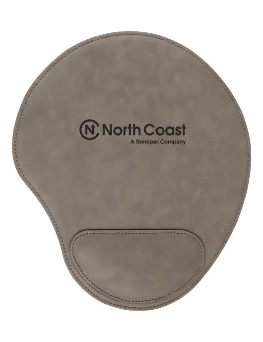 Gray Leatherette Mouse Pad w/North Coast Logo