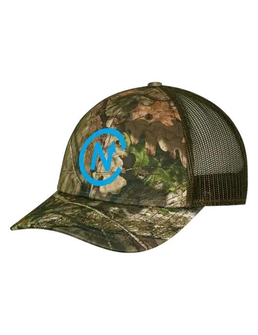 Breakup Country Brown Mossy Oak Camo Mesh Trucker Cap Snap Back w/North Coast Icon Logo