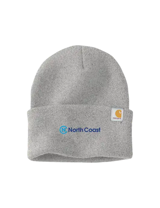 Carhartt Light Grey Heather Watch Cap 2.0 w/North Coast Logo