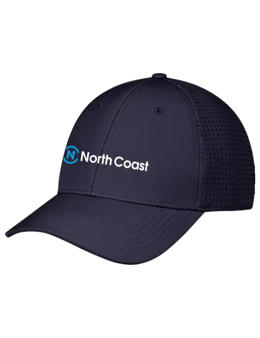 Navy Performance Stretchable Cap Hook & Loop w/North Coast Logo
