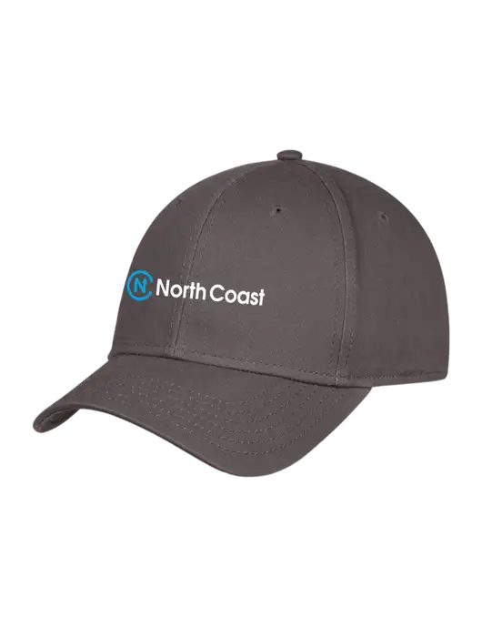 Charcoal Structured Cap Hook & Loop w/North Coast Logo
