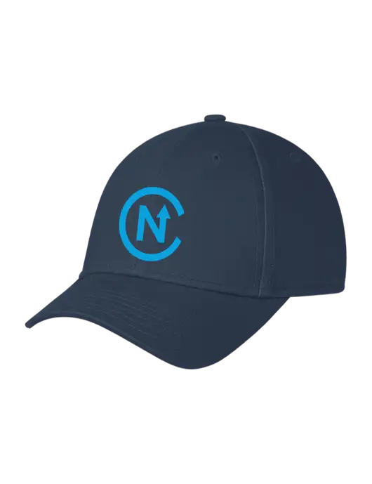 Navy Structured Cap Hook & Loop w/North Coast Icon Logo