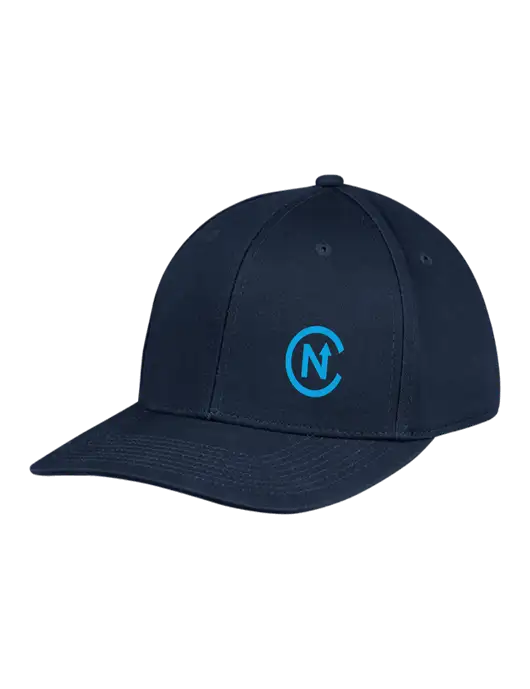 Premium Modern Structured Twill Navy Snapback Cap w/North Coast Icon Logo
