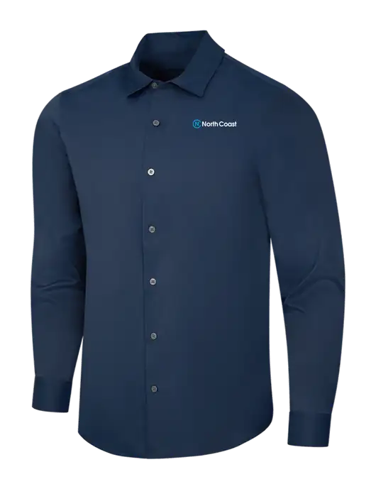 Navy City Stretch Shirt w/North Coast Logo