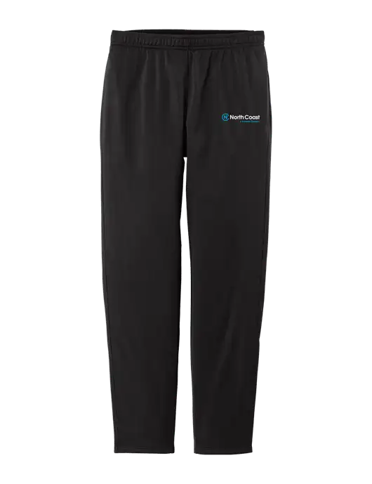 Womens Tricot Black Track Jogger w/North Coast Logo