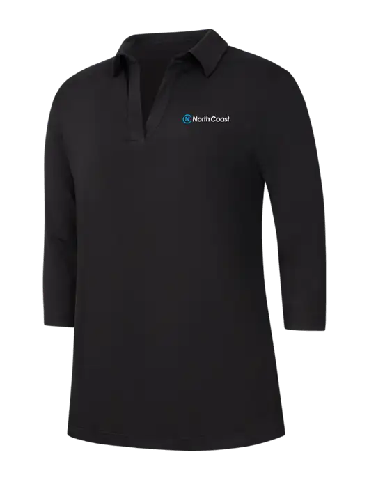 Womens Black Luxe Knit Tunic w/North Coast Logo