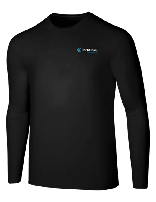 Seriously Soft Black Long Sleeve T-Shirt w/North Coast Logo