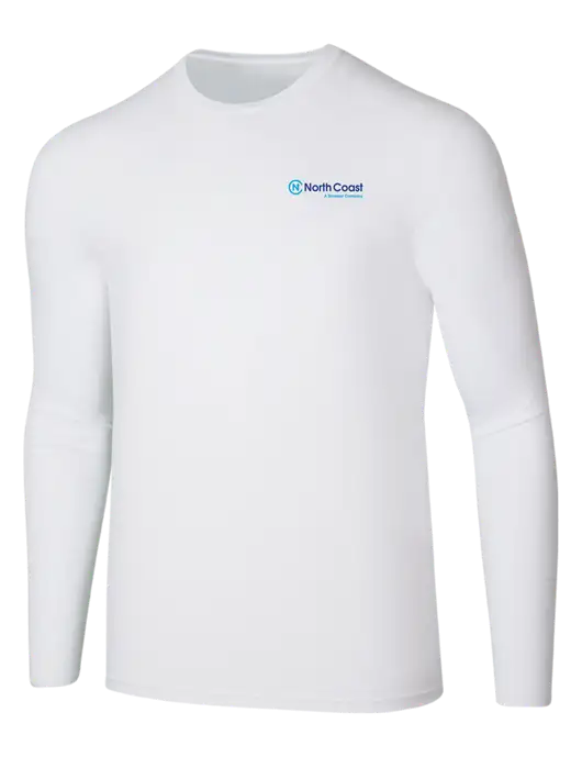 Seriously Soft White Long Sleeve T-Shirt w/North Coast Logo