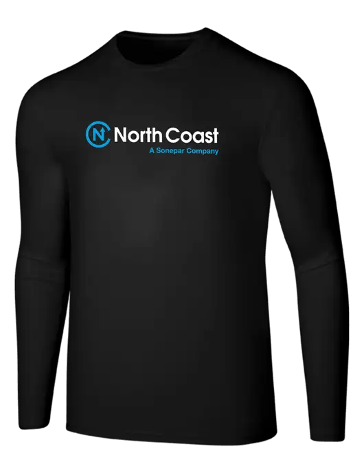 Seriously Soft Black Long Sleeve T-Shirt w/North Coast Logo
