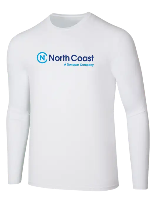 Seriously Soft White Long Sleeve T-Shirt w/North Coast Logo