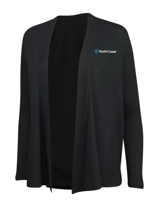 Black Womens Concept Cardigan w/North Coast Logo