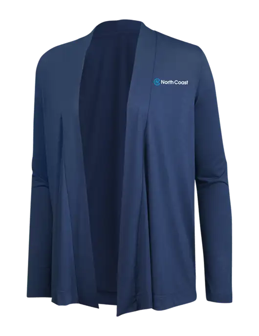 Dusty  Blue Womens Concept Cardigan w/North Coast Logo