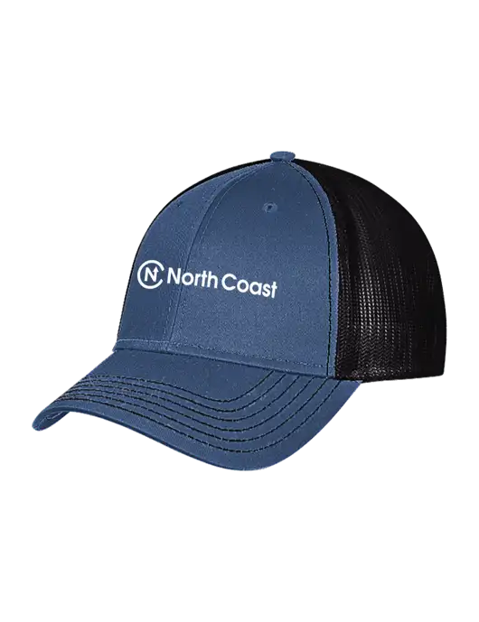 Dark Royal/Black Mesh Trucker Cap Snap Back w/North Coast Logo
