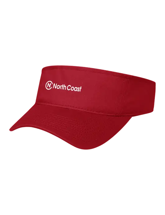 Red Cap Visor w/North Coast Logo