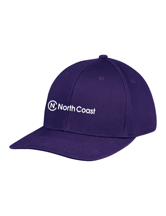 Premium Modern Structured Twill Purple Snapback Cap w/North Coast Logo