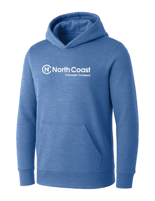 Womens Royal Heather Core Fleece Pullover Hooded Sweatshirt w/North Coast Logo