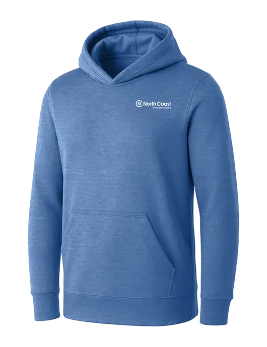 Womens Royal Heather Core Fleece Pullover Hooded Sweatshirt w/North Coast Logo