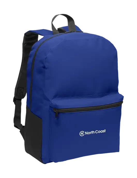 Casual Twilight Blue Lightweight Laptop Backpack w/North Coast Logo