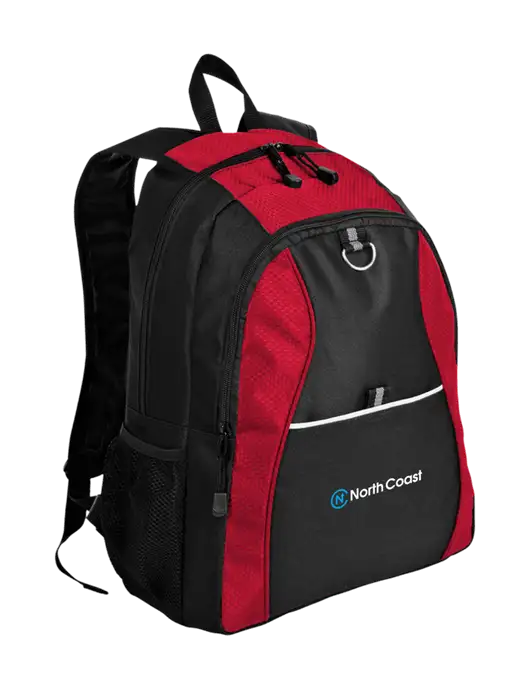 Honeycomb Red/Black Backpack w/North Coast Logo