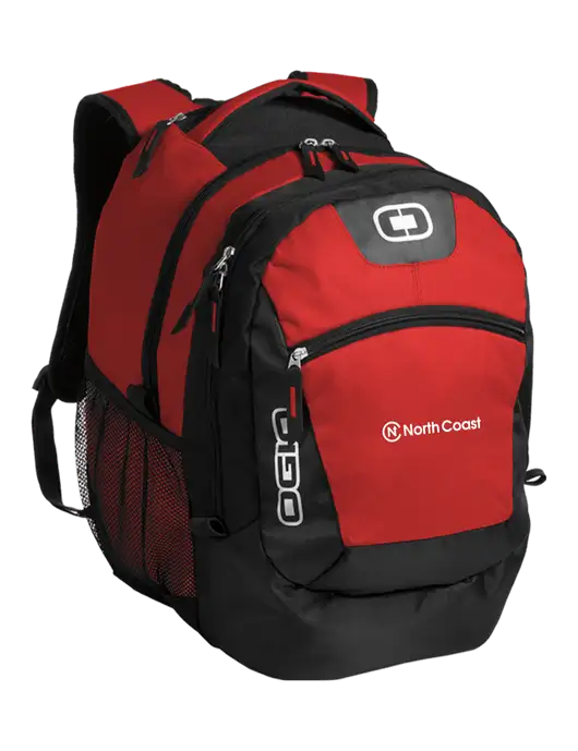OGIO Red Rogue Pack
 w/North Coast Logo