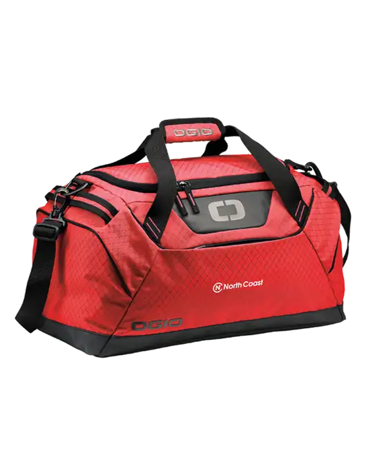 OGIO Red Catalyst Duffle
 w/North Coast Logo