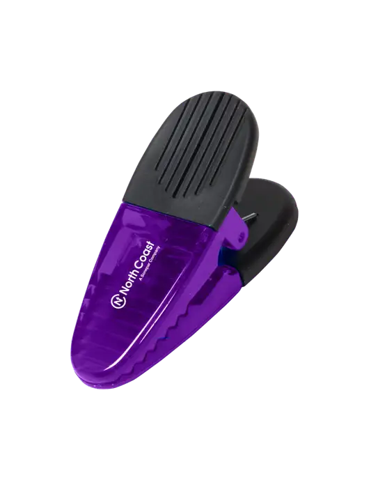 Magnetic Purple Power Clip w/North Coast Logo